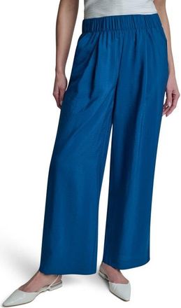 DKNY Rumpled Voile Pull-On Pants in Admiral at Nordstrom, Size Xx-Small