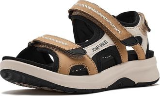 Josef Seibel Estelle 02 Womens Sandals Beige : EU 41 (US Womens 10-10.5) M, Leather