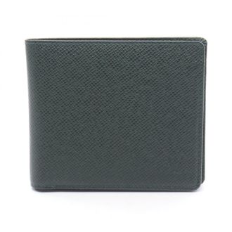Louis Vuitton Green Taiga Leather Leather Wallet (Bi-Fold) (Pre-Owned)
