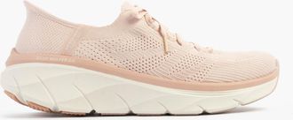 Skechers Dlux Walker 2.0 - Thrill Movement Womens Trainers Rose - Pink Textile - Size UK 6.5