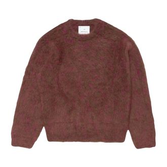 Edwin BAZ Trui - Heren - Ronde hals truien - Rood - M - Wol - Truien & Vesten