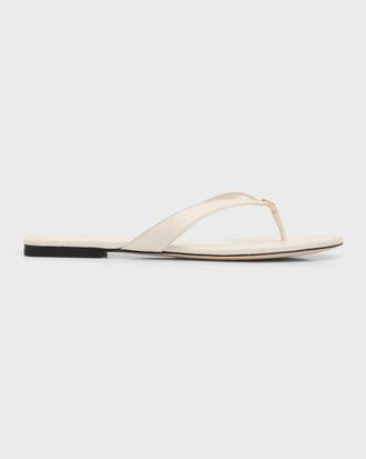Tory Burch Capri Medallion Flip Flop Sandals