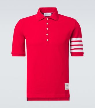 Thom Browne 4-Bar cotton polo shirt