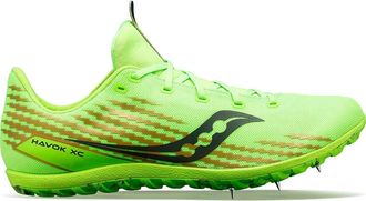 Saucony Mens Havok Xc3 Cross-Country Racing Shoe In Slime
