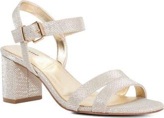 Dune London Merisa Ankle Strap Sandal in Gold at Nordstrom, Size 10Us