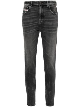 Diesel 1984 Slandy-High 09h87 skinny jeans - women - Elastomultiester/Spandex/Elastane/Cotton - 24/32 - Grey