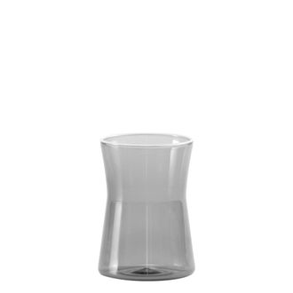 Zafferano Zafferano Set 4 Bicchieri Tumbler Serie Classy In Vetro Borosilicato Soffiato A Mano Colore Grigio Design Geometrico Elegante Per Tavola Moderna