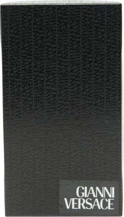 Versace Black Leather Long Wallet (Bi-Fold) (Pre-Owned)