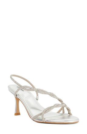 Dune London Milene Slingback Sandal in Silver at Nordstrom, Size 6.5Us