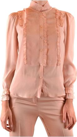 Twinset 191Tp 2134 Overhemd - Dames - Overhemden - Roze - XS - Overhemden