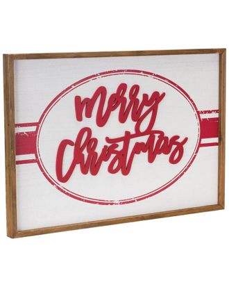 Melrose International Wood Merry Christmas Sign