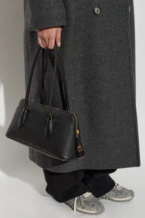 Tory Burch Lock Shoulder Bag, Womens, Black