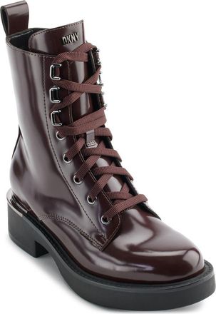 DKNY Talma Combat Boot in Bordeaux at Nordstrom Rack, Size 5.5