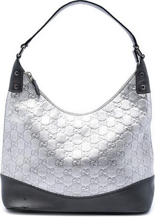 Gucci Pre-owned Gucci Metallic Guccissima Shoulder Bag Ladies WRATZXRE5R1MCBID