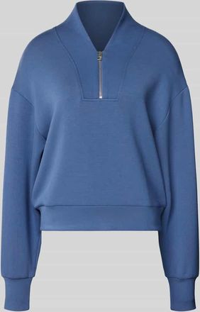 Varley Sweatshirt aus Viskose-Mix mit Rei&szlig;verschluss Modell davidson in Rauchblau, Gr&ouml;&szlig;e XL
