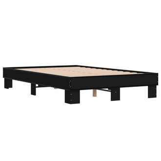 Berkfield Home Durable Bed Frame without Mattress Black 140x200 cm