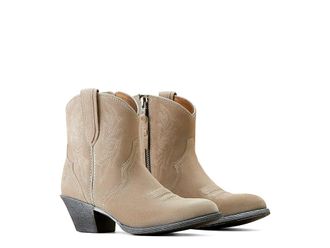 Ariat Harlan Western Boots Womens Shoes Granite Grey Suede : 5.5 B - Medium, Leather