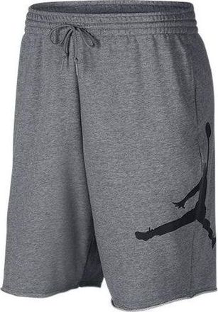 Nike Jordan Air Jordan Jumpman Large Logo Athleisure Casual Sports Knit Shorts Gray AQ3116-091