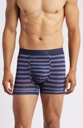 BN3TH Classic Icon Boxer Briefs in Track Stripe-Dark Navy at Nordstrom, Size Xx-Large