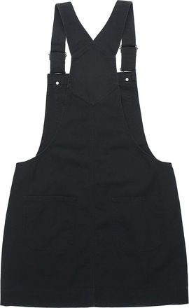Converse (WMNS) Converse Casual Suspender Skirt Asia Sizing Black 10018415-A02