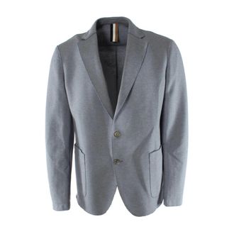 HUGO BOSS Hugo, Blazers, male, Blue, Size: XS Slim Fit Blazer