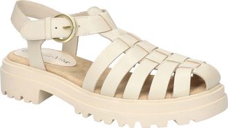 Bella Vita Sinclaire Fisherman Sandal in Ivory Leather at Nordstrom, Size 5.5