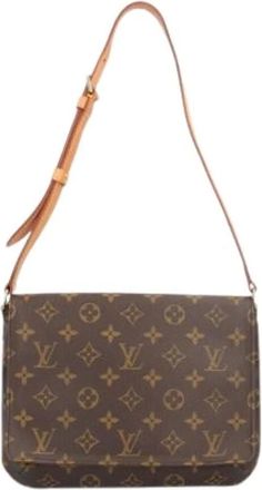 Louis Vuitton Pre-owned Shoulder Bags, female, Brown, Size: ONE SIZE Pre-owned Canvas Shoulder Bag