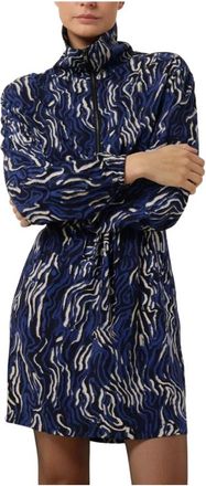Another Label Roselyn Line Mini Jurk - Dames - Korte kleedjes - Blauw - XS - Kleedjes