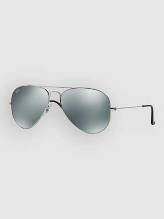 Ray-Ban Aviator Silver Mirror Sonnenbrille crystal grey mirror