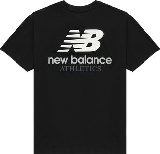 New Balance Athletics Remastered Graphic Cotton Jersey T-shirt Asia Sizing Black AMT31504-BK