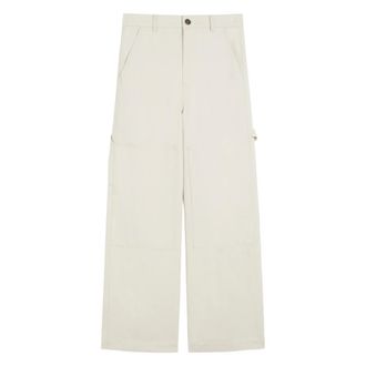 Max Mara Caronte Trousers - female - Max Mara - Wide Trousers - Beige - XS - Trousers