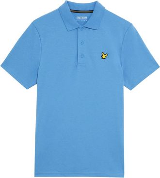 Lyle & Scott Tops, Heren, Blauw, M, SS Polo Shirts Core Polo Shirt
