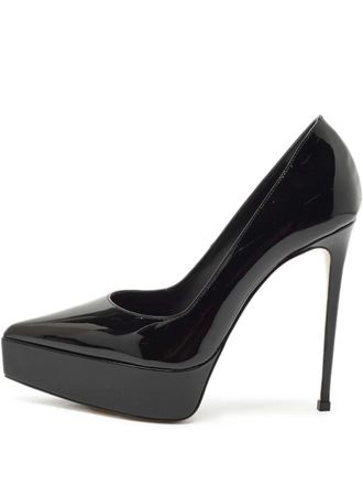 Le Silla Uma platform pumps - Black