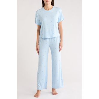 Honeydew Intimates Revival Rib Pajamas in Frosty Stars at Nordstrom Rack, Size X-Small