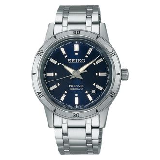 Seiko Presage Automatic Blue Dial Mens Watch SRPL07J1