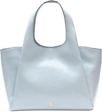 Frances Valentine Portia Leather Satchel in Light Blue at Nordstrom