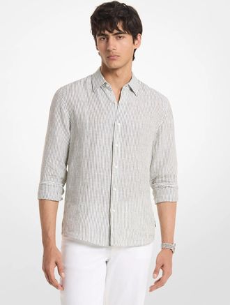 Michael Kors Striped Linen Shirt