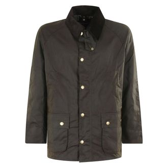 Barbour Ashby Wax Jacket - - Jackets - Uomo - Verde - 2XL