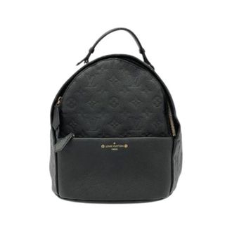 Louis Vuitton Pre-owned Vintage Leder Rugzak - Dames - Pre-owned - Zwart - Maat: ONE Size Leer