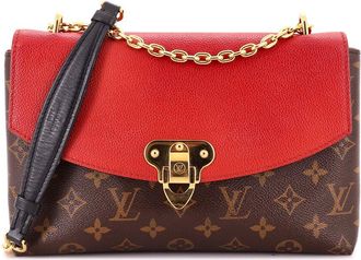 Louis Vuitton Red Monogram Canvas & Leather Saint Placide (Authentic Pre- Loved)