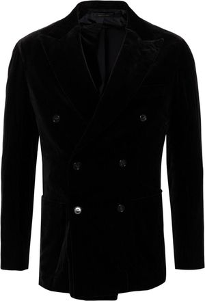 Brioni Blazer doppiopetto - Nero