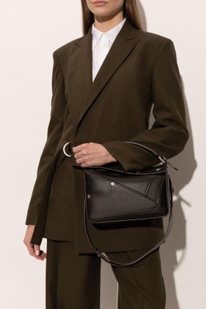 Loewe Puzzle Small Handbag, Womens, Brown