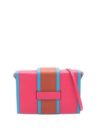 Herm&egrave;s 2020 Leather Evercolor H Passant clutch bag - Pink
