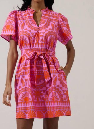 Sugarlips Womens Tarie Ema Shift Mini Dress In Tropical