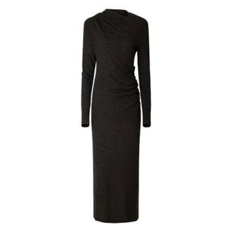 SOEUR Midi Dresses, female, Black, Size: M Gisee Dress