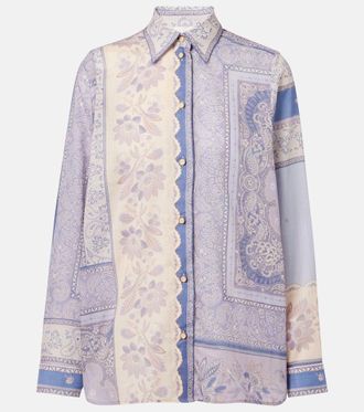 Zimmermann Lucky printed cotton shirt