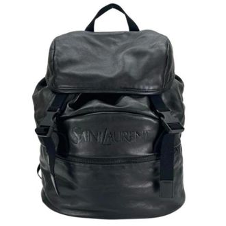 Saint Laurent Pre-owned Vintage Backpack - unisex - Saint Laurent Vintage - Vintage Backpacks - Black - ONE SIZE - Pre-owned