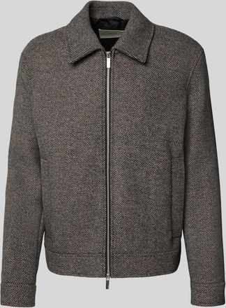 Selected Regular Fit Jacke aus Woll-Mix in Anthrazit, Größe XXL