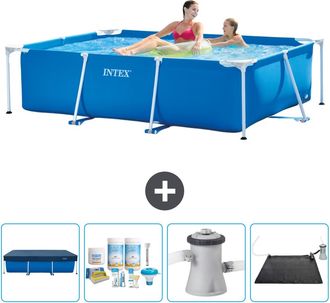 Intex Piscina Con Estructura Rectangular - 220x150x60 Cm - 7-piezas Scb4