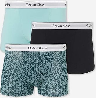 Calvin Klein 3 Pack Trunk - Print Multi